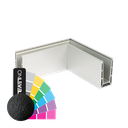 TL-6500 Corner inside/outside aluminum RAL struct.