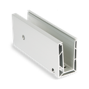TL-6501 Glass profile  L=5000mm alum. natural anodized