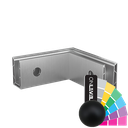 TL-6501 Inside corner 90° aluminum RAL matt