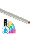 Glass edge protection for glass 15-17.5mm L=2000mm, aluminum ARMOR RAL (incl. glass mounting tape)