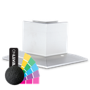 TL-3010 Inside corner 90° aluminum RAL (struct.)