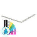 Glass edge protection, corner 90° glass 12-13.5mm, aluminum ARMOR RAL including glass mounting tape
