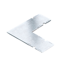Corner conn. 90° U-profile 42x34x3mm AISI 316