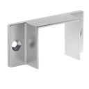 Wall support U-profile 42x34x3mm aluminum natural anodized