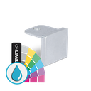 Endcap flat U-profile 30x28x2mm aluminum ARMOR RAL