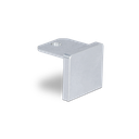 Endcap flat U-profile 42x34x3mm aluminum mill finish