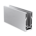 TL-6080 Glass profile  L=5000mm aluminum mill finish