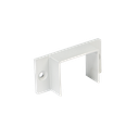 LAZORTRACK wall handrail 56x43mm wall connector, aluminum mill finish