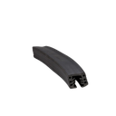 Glassrubber for U-profile 30x25x2mm glass thickness 19mm, L=5mtr