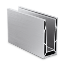 TL-6140 Glass profile  L=5000mm aluminum mill finish