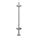 EMPIRE STATE POST Top, Ø42.4x2mm,  H=990mm, cornerpost 90° inside, KRONOS AISI 304 satined