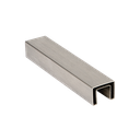 Glass handrail 40x30x1mm L=5mtr AISI 304 satined