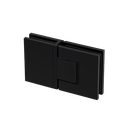 EXCITE shower door swing hinge glass-glass 180° with zero position adjustment glass 8/10mm, brass Stealth Black