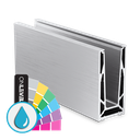 TL-6080 Glass profile  L=2500mm aluminum ARMOR RAL
