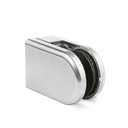 KRONOS D-shape, connection Ø42.4mm glass 8-12.76mm covercaps stainless steel