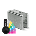 KRONOS square, covercaps connection flat indoor use, steel RAL matt