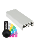 GUARDIAN OF THE UNIVERSE handrail 79x37mm L=2500mm, aluminum RAL matt