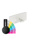 GUARDIAN OF THE UNIVERSE handrail endcap 79x37mm , aluminum RAL struct.