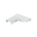 Splash protection corner 90°, 10x6mm plastic chrome plated