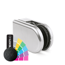 KRONOS D-shape, connection Ø42.4mm glass 8-12.76mm covercaps RAL structure