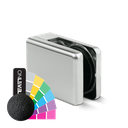 KRONOS square, connection flat glass 8-12.76mm covercaps RAL structure