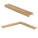 Glass Edge Protection Wood