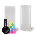 TL-3010 Endcap left alum. RAL shiny