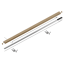 LAZORTRACK wall handrail set 60x40mm L=10mtr indoor, oak laquered
