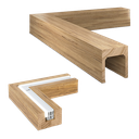 Corners For Glass Mount