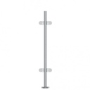 EMPIRE STATE POST midpost Ø42.4x2mm H=978mm including 10mm Glassclamps and covercap, AISI 316 satined