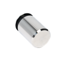 SunView door handle Ø35mm 1-sided 2-lanes glass 8-12mm (excl. glass rubber), AISI 304 satined