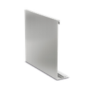 TL-3011 Covercap full height L=2500mm aluminum natural anodized