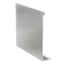 TL-3011 Covercap full height L=5000mm aluminum natural anodized