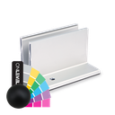 TL-3080 Glass profile L=5000mm aluminum RAL mat