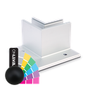 TL-3080 Inside corner 90° aluminum RAL mat