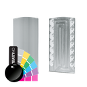 TL-3080 Endcap left alum. RAL shiny