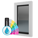 Skyforce-Side Sound Shield set incl. glass rubbers for glass xxxxmm height xxxxmm, aluminum RAL ARMOR