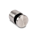 Glass adapter Ø50mm adjustable t=50-60mm glass thickness 16.76-21.52mm, AISI 316 satined (GLASS IS ADJUSTABLE WHEN ASSEMBLED)