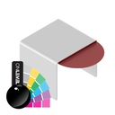 Connection cover U-profile 42x30x3mm, aluminum RAL shiny