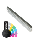 SunView brush seal profile for glass 10mm L=2800mm, aluminum RAL structure