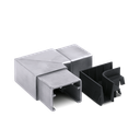 LAZORTRACK outside corner 90° 40x30x1mm, AISI 304 satined