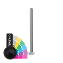 PIKASSO endpost 50x50mm H=1100mm 10-13.52mm, aluminum RAL structure