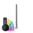 PIKASSO endpost 50x50mm H=1100mm 10-13.52mm, aluminum RAL matt
