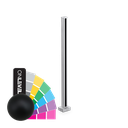 PIKASSO midpost 50x50mm H=1100mm 10-13.52mm, aluminum RAL structure