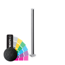 PIKASSO midpost 50x50mm H=1100mm 10-13.52mm, aluminum RAL matt