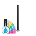 PIKASSO cornerpost 90° 50x50mm H=1100mm 10-13.52mm, aluminum ARMOR RAL