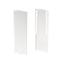 TL-6081 Endcap left with covercap for stairway aluminum natural anodized