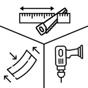 Bending, cutting and drilling glass profile Trans-Level model 3011 L=5000mm (11-20 pcs.)