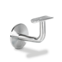 Wall handrail bracket for flat connection thread M8, AISI 316 satined