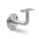 EMPIRE STATE POST handrail bracket for handrail Ø42.4mm with 3 mounting holes, AISI 316 satined